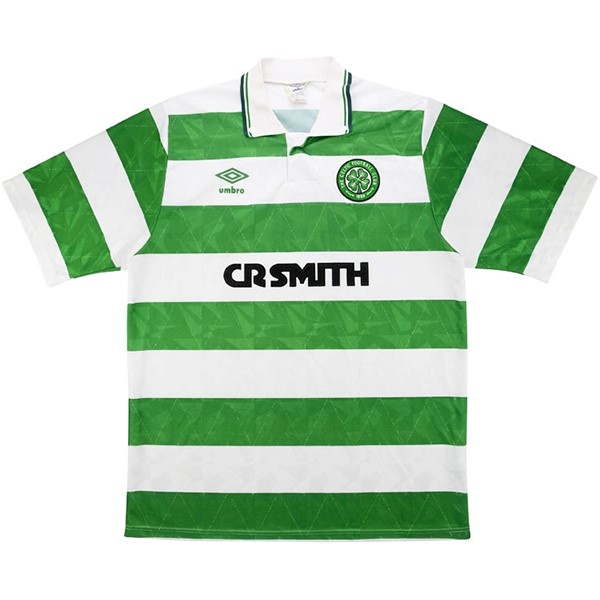 Heimtrikot Thailand Celtic Retro 1989 1991 Grün Günstige Fußballtrikots